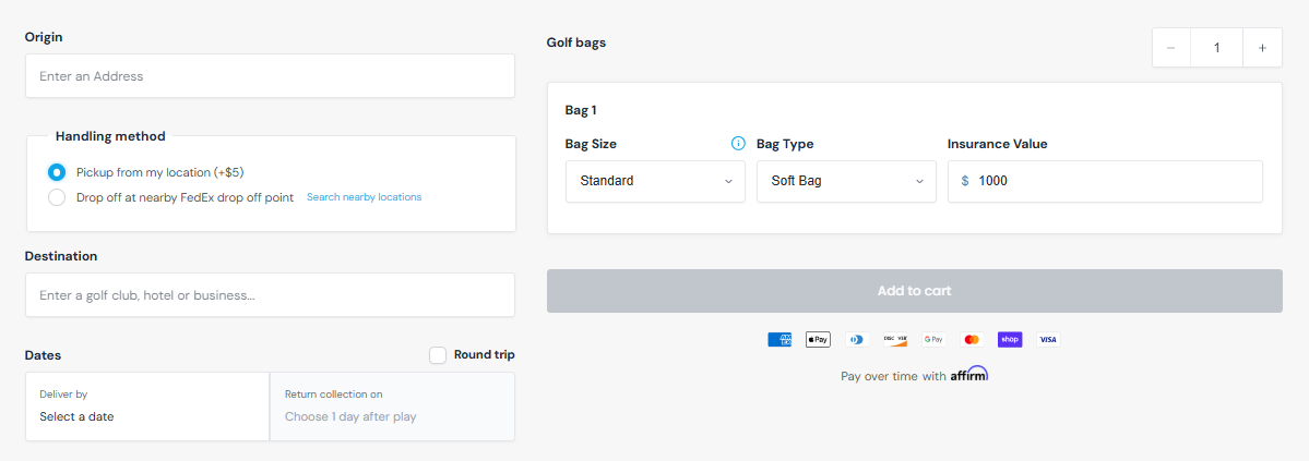 Ship My Clubs Screen Shot
