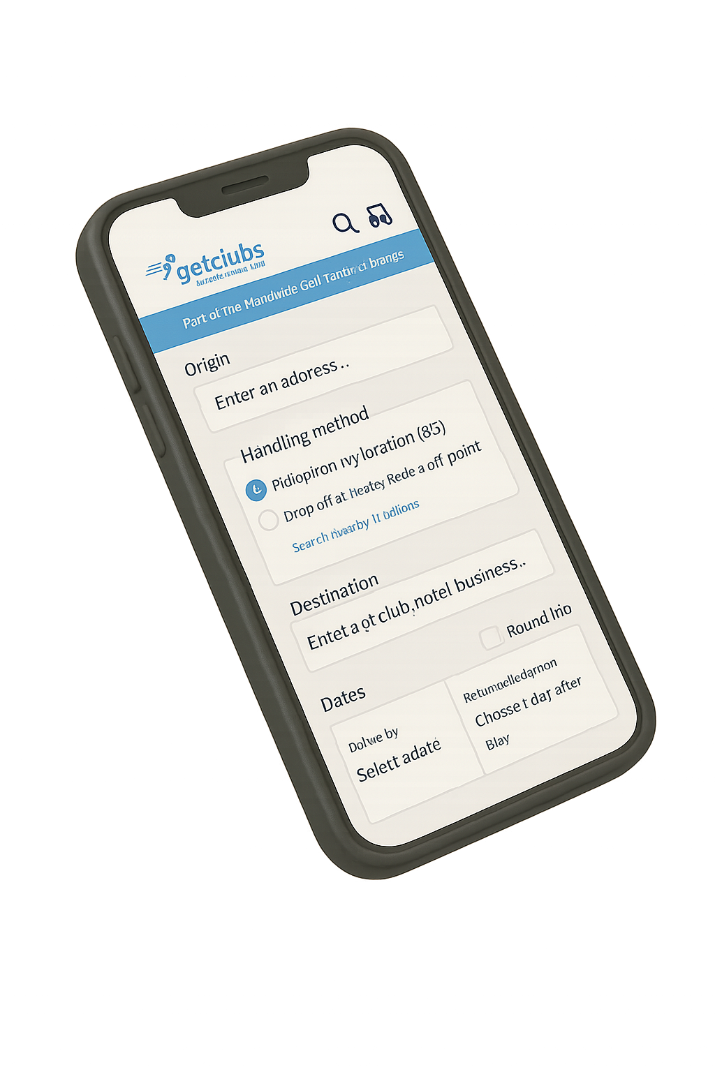 Enter your trip details