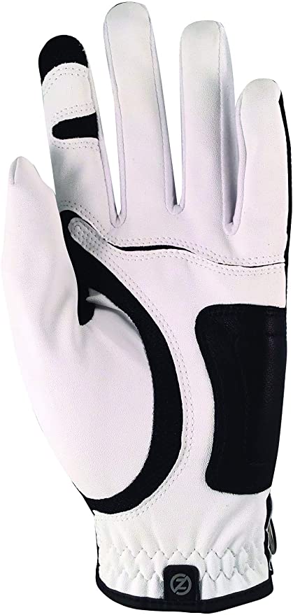 Zero Friction Men's Compression-Fit Synthetic Golf Glove - LH Universal Fit One Size